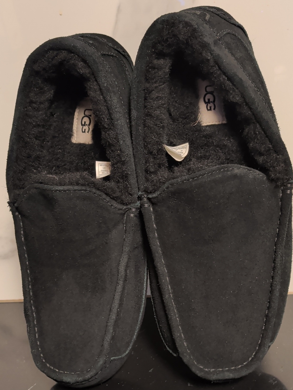 UGG®Men's Ascot Suede Slip-On Moccasin Loafers Size 11 Used Excellent - Picture 8 of 10
